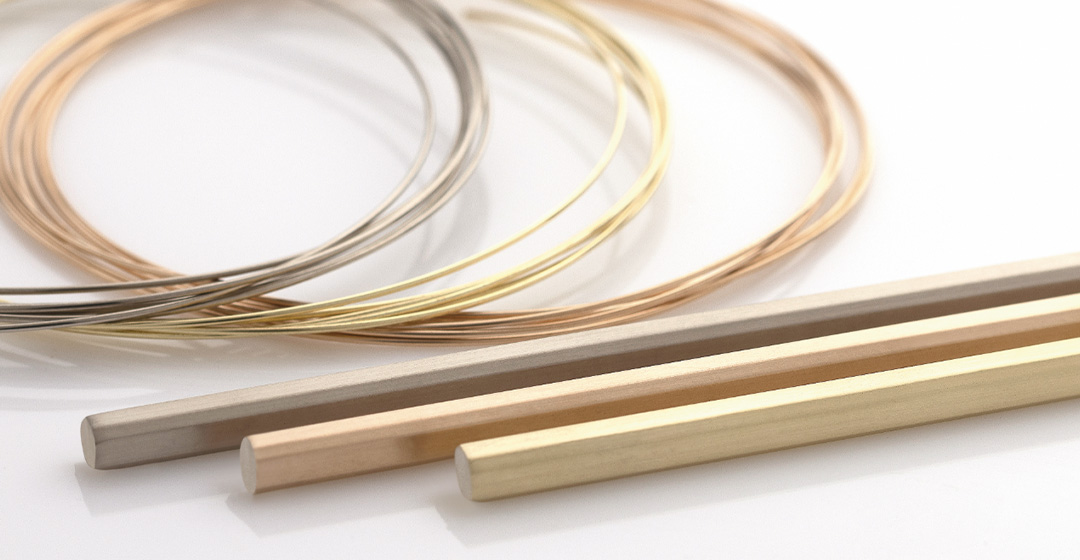 Metallene Stäbe und Drähte